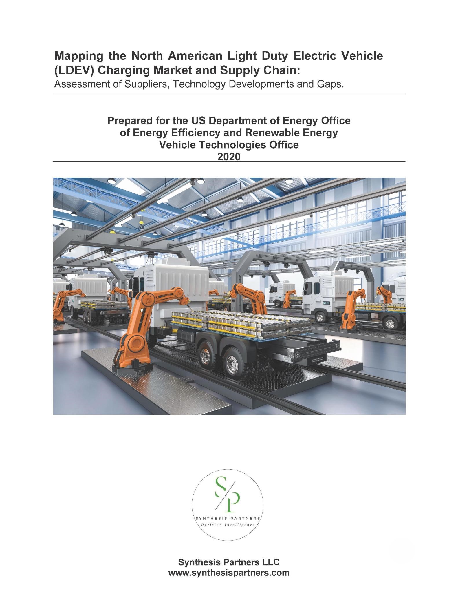 2020 Mapping the North American Light Duty Electric Vehicle Charging Market and Supply Chain